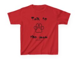 Kids T‑Shirt — "Talk to the Paw"