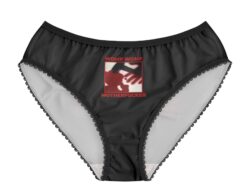 Womp Womp Women's Briefs — Edgy Graphic Lace-Trim Panties ("Motherfucker" Design)