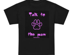 Talk To The Paw. Youth t-shirt