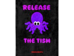 Release The Tism - Velveteen Throw Blanket