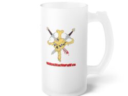 Live or Die - Frosted Beer Stein