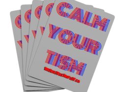 Calm Your Tism Poker Playing Cards