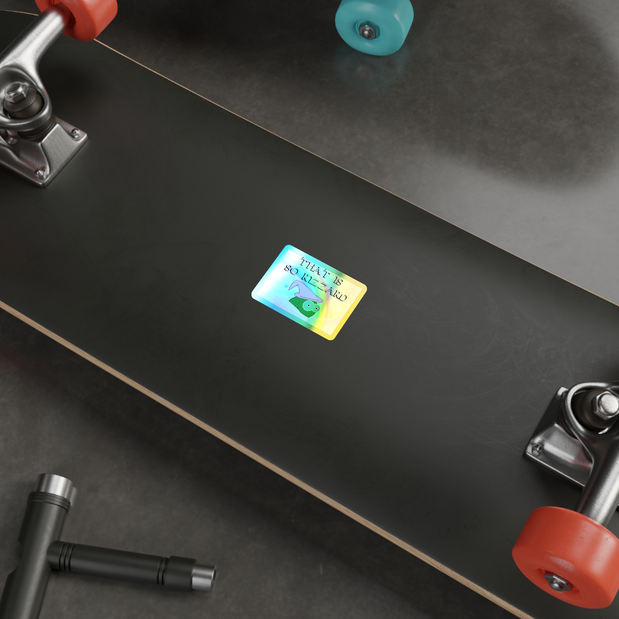 That Is So Rizzard Holographic Die-Cut Sticker - Image 2