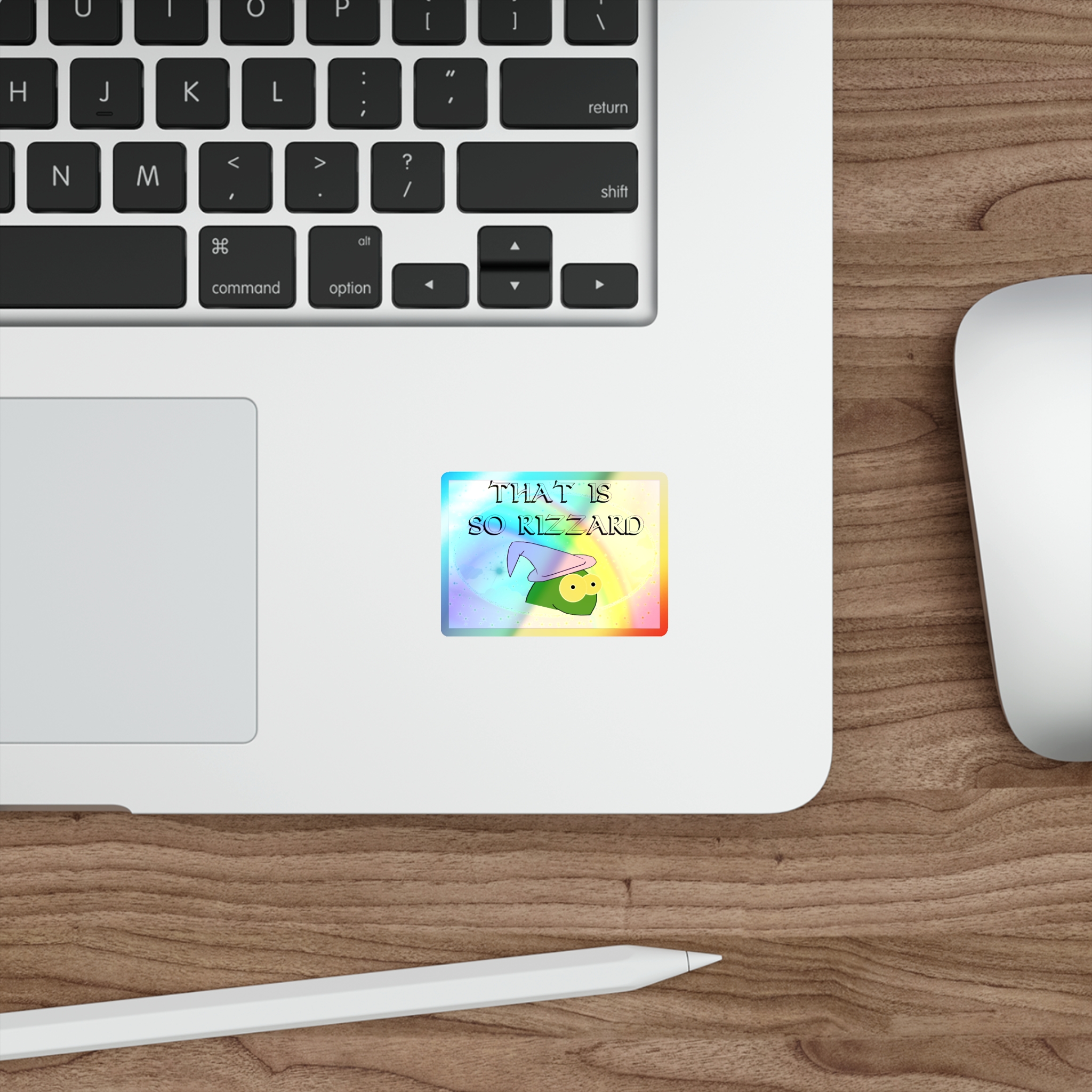 That Is So Rizzard Holographic Die-Cut Sticker - Image 3