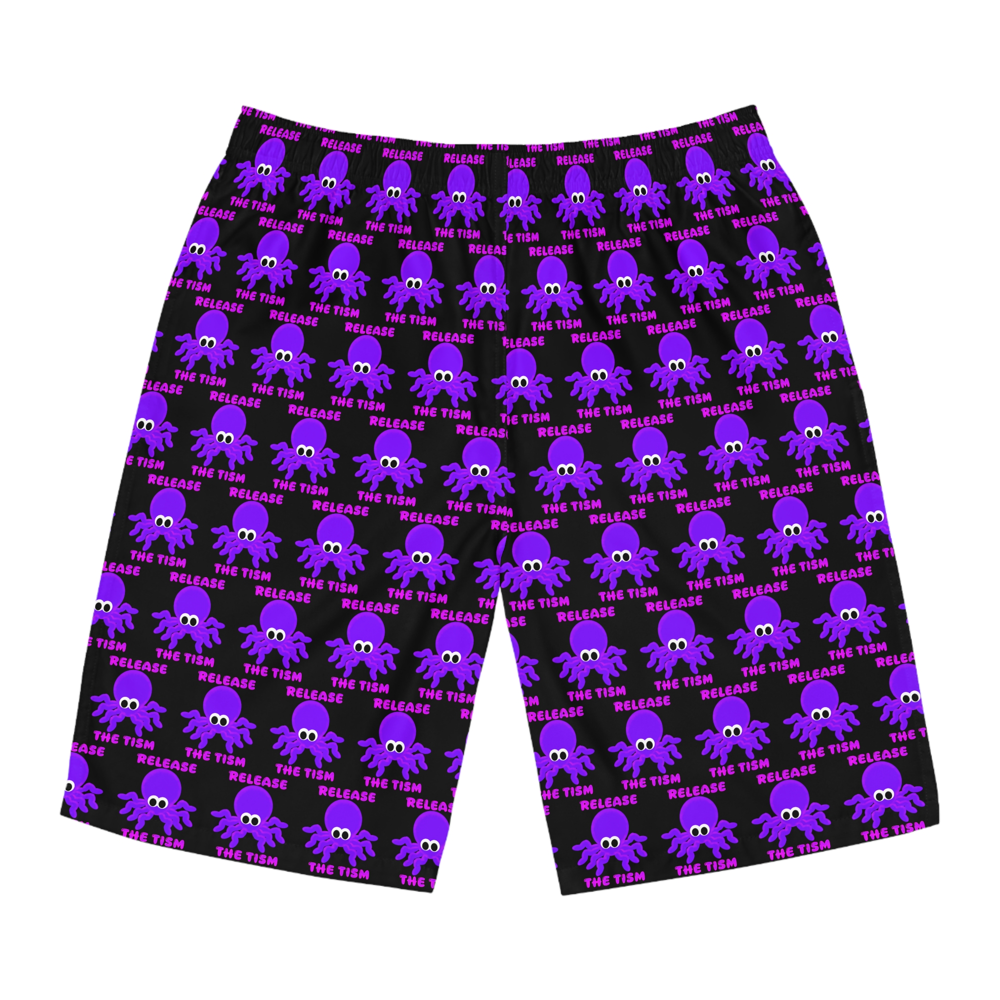 Release The Tism - Swim Shorts (Black)