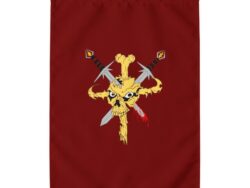 Live or Die - Outdoor Flag -Red