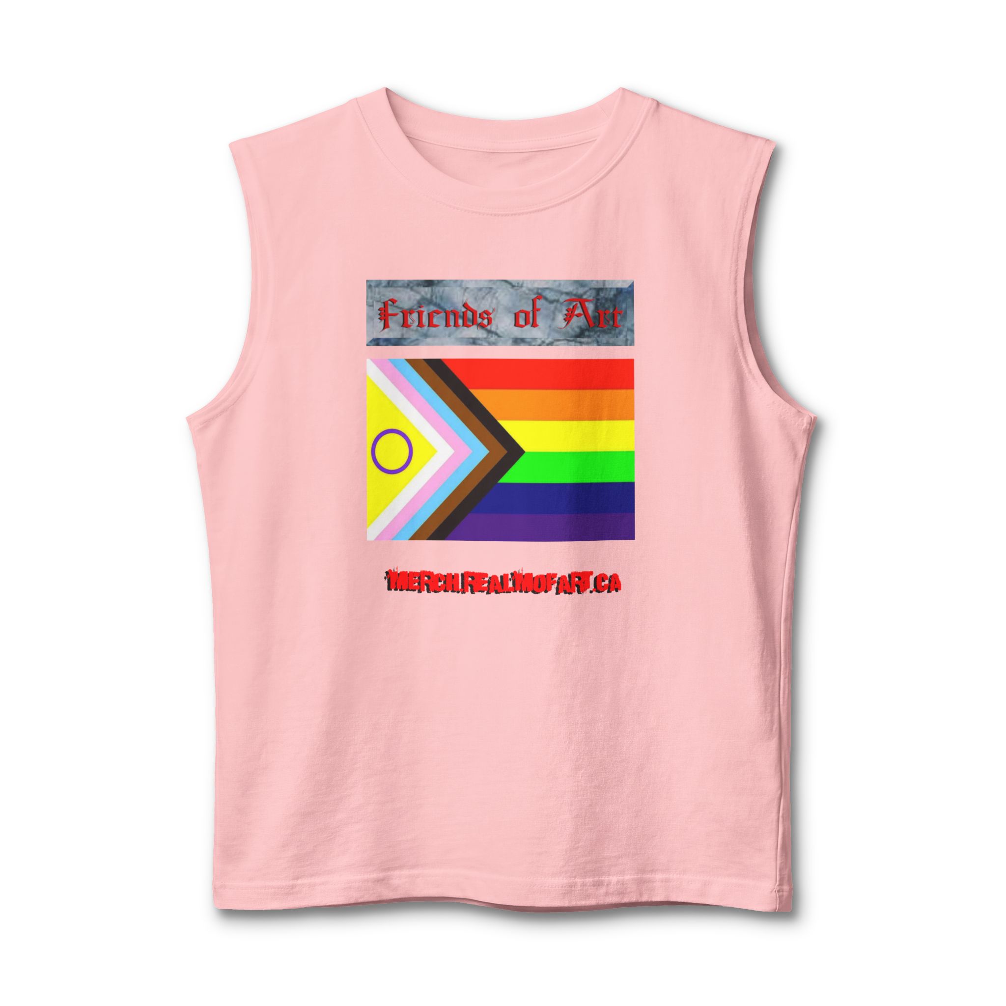 Friends of Art - Pride - Muscle Tank Top - Image 4