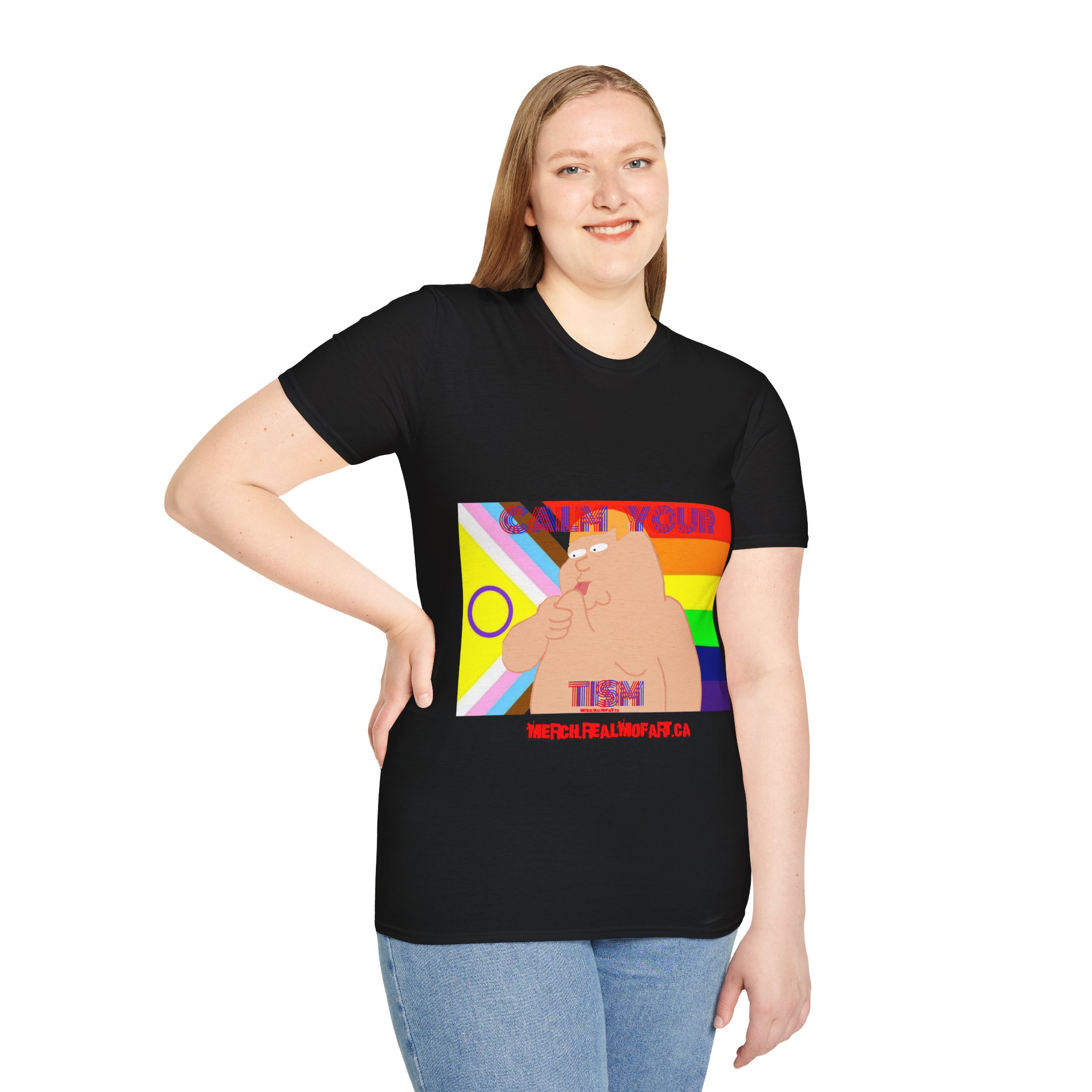 Calm Your Tism - Pride - T-Shirt - Image 2