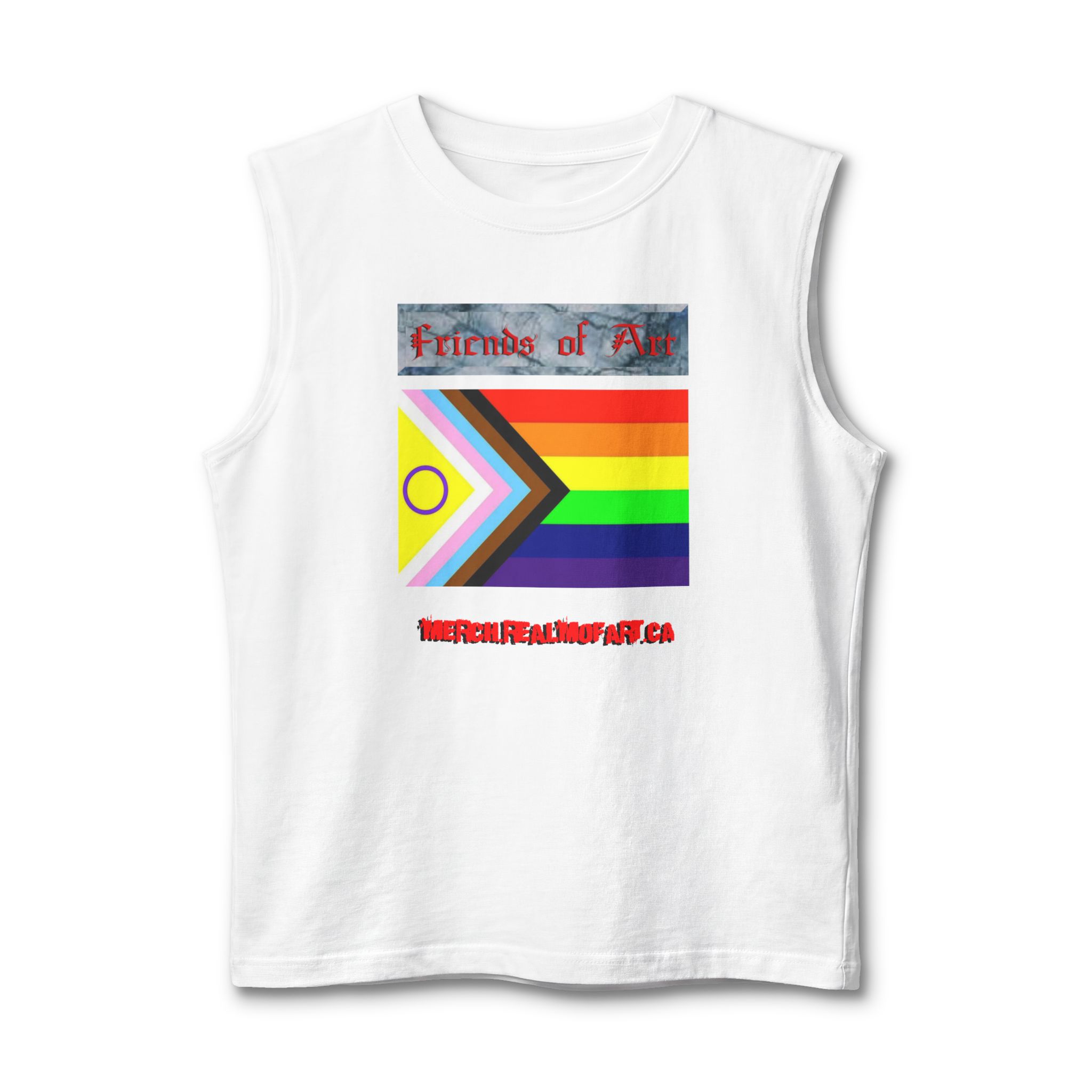 Friends of Art - Pride - Muscle Tank Top