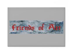Friends of Art Rectangle Magnet