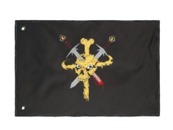 Live or Die - Flag - Black