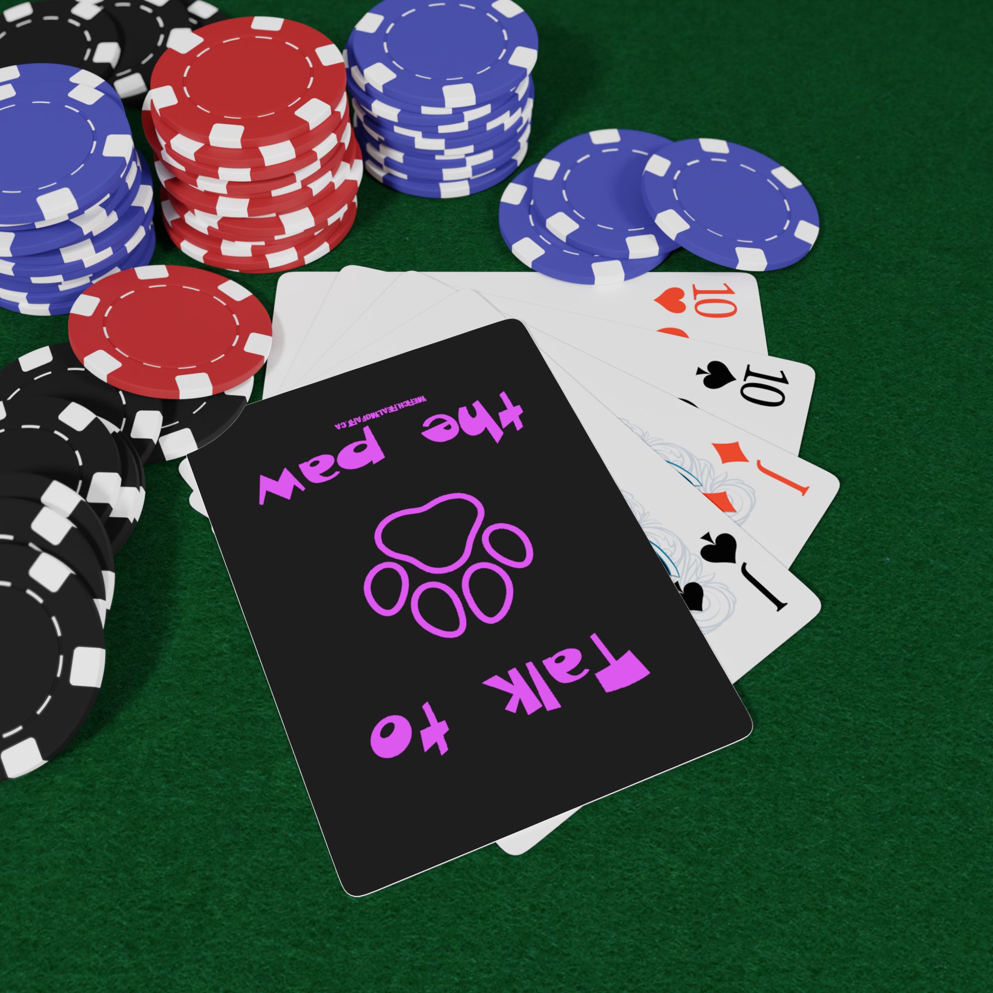 Talk to the Paw Poker Playing Cards - Image 2