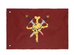 Live or Die - Flag - Red