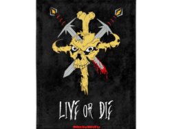 Live or Die - Velveteen Blanket