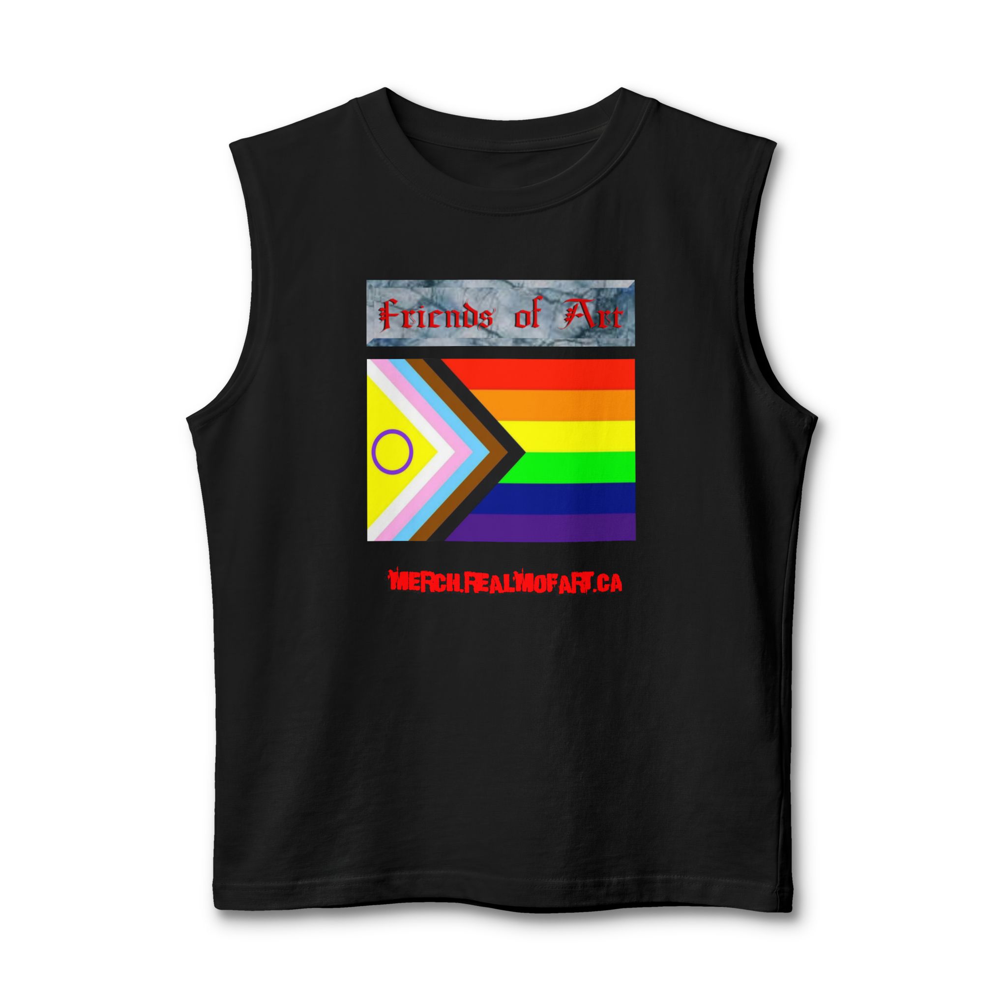 Friends of Art - Pride - Muscle Tank Top - Image 3