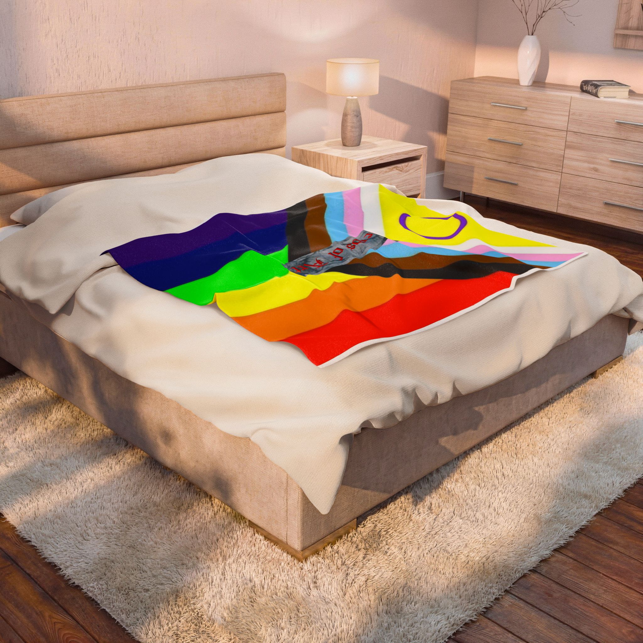Friends of Art - Pride - Velveteen Plush Wall Flag - Image 4