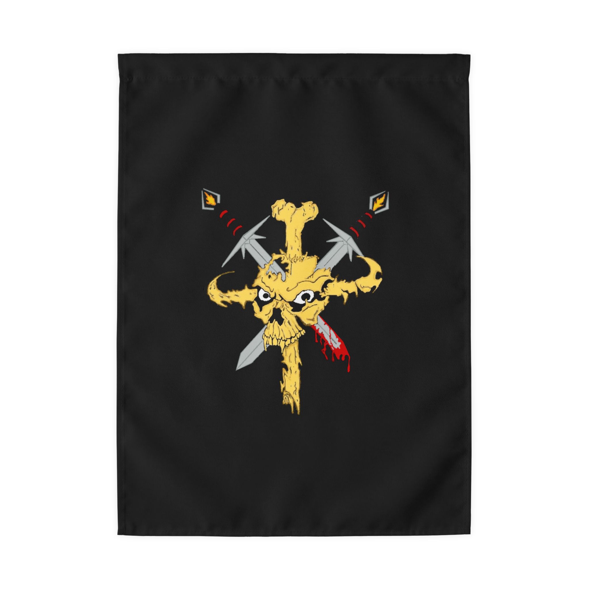 Live or Die - Outdoor Flag - Black