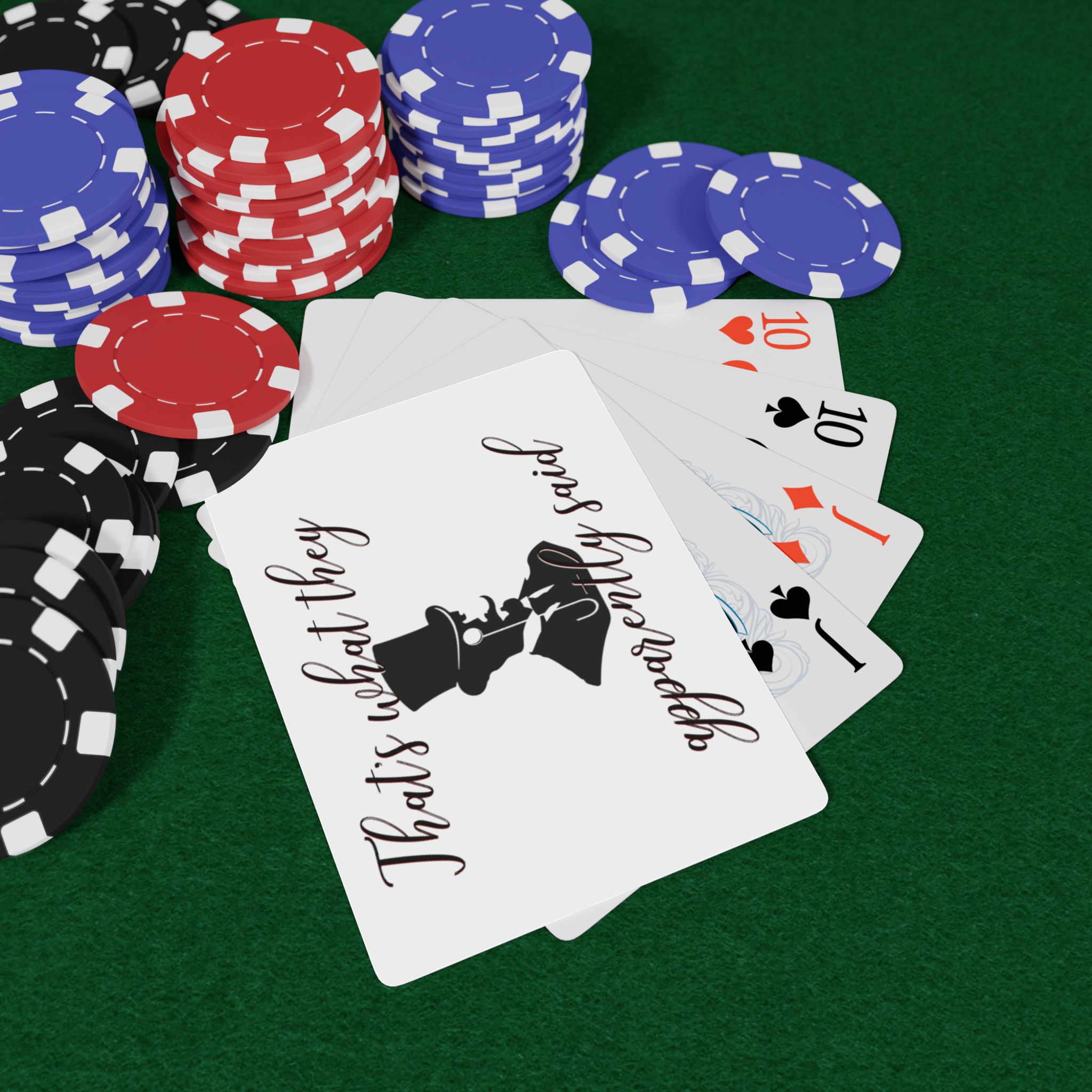That’s What They Apparently Said Poker Playing Cards - Image 2