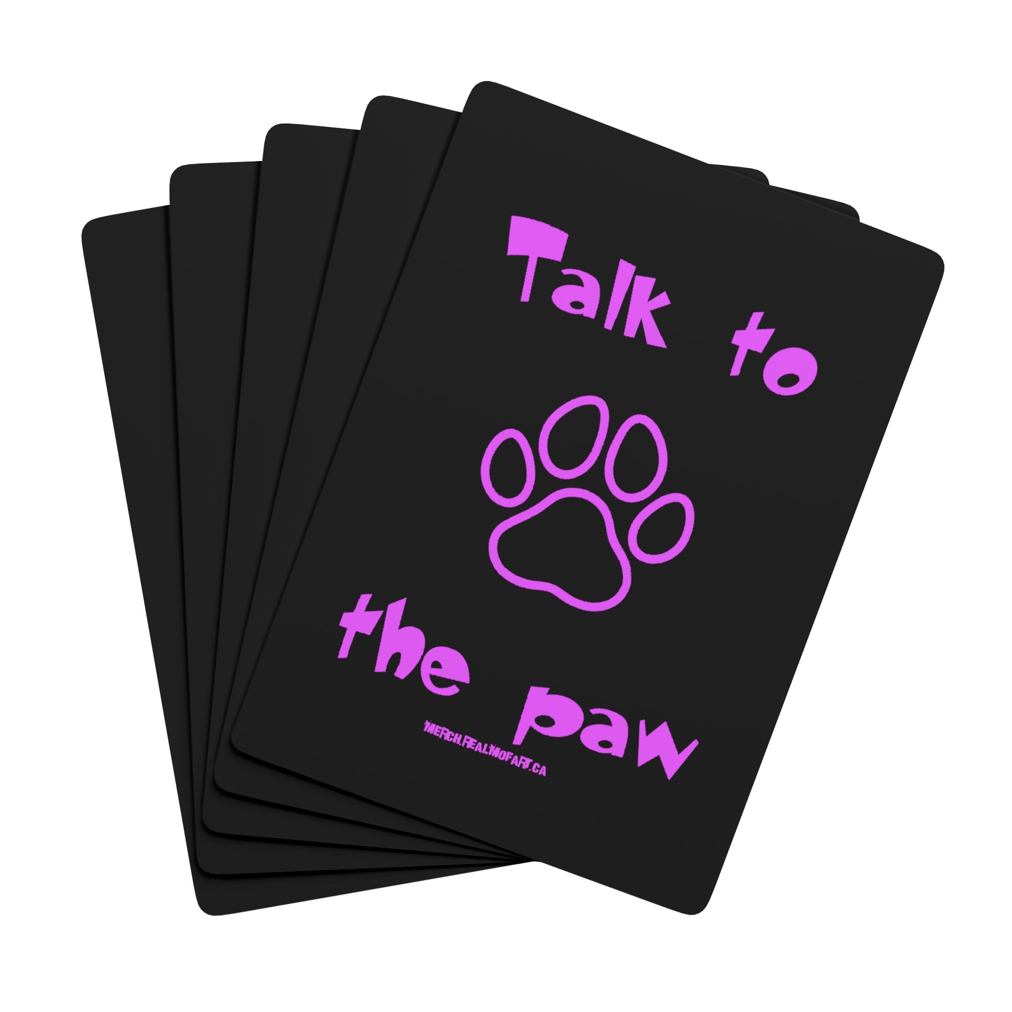 Talk to the Paw Poker Playing Cards - Image 3