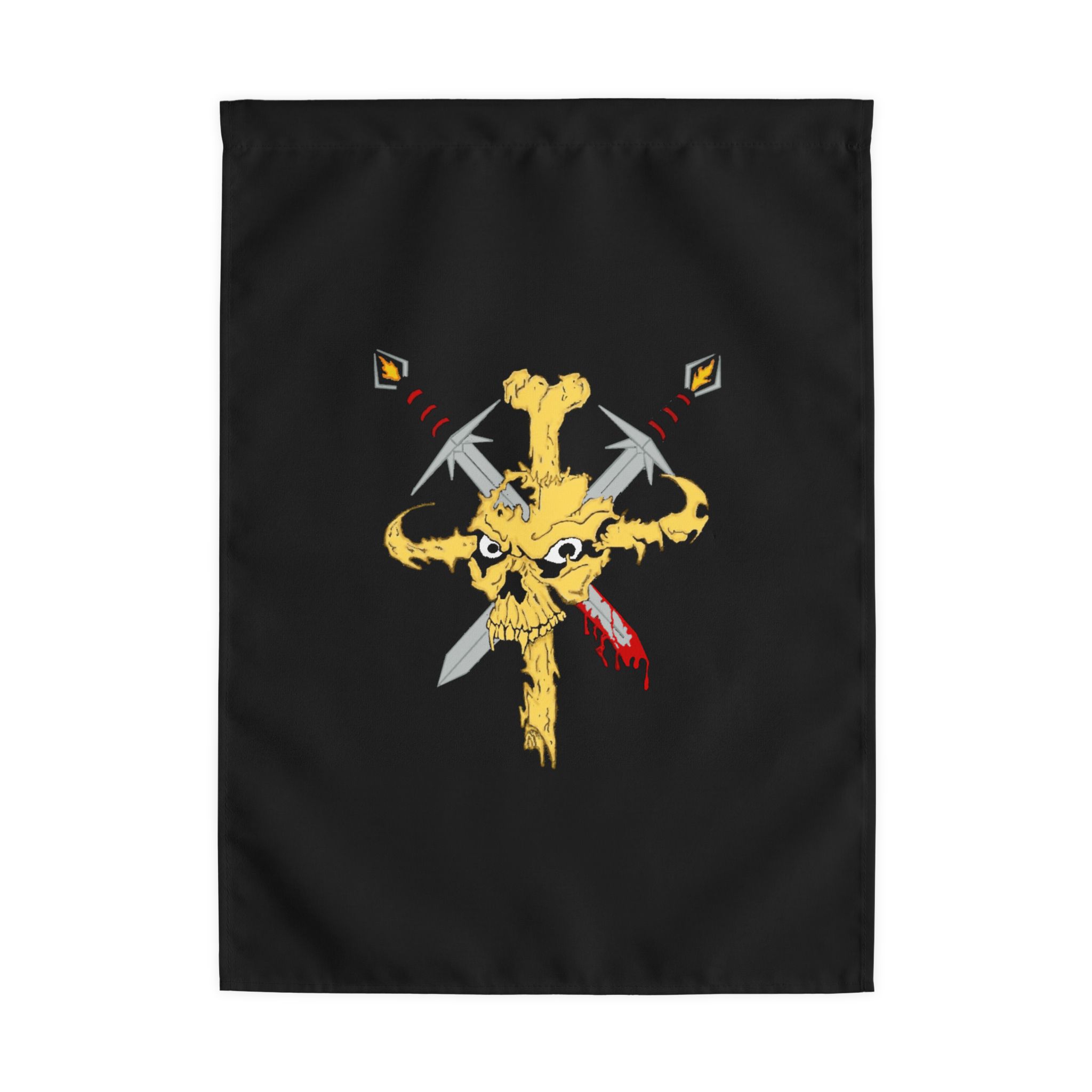 Live or Die - Outdoor Flag - Black - Image 2