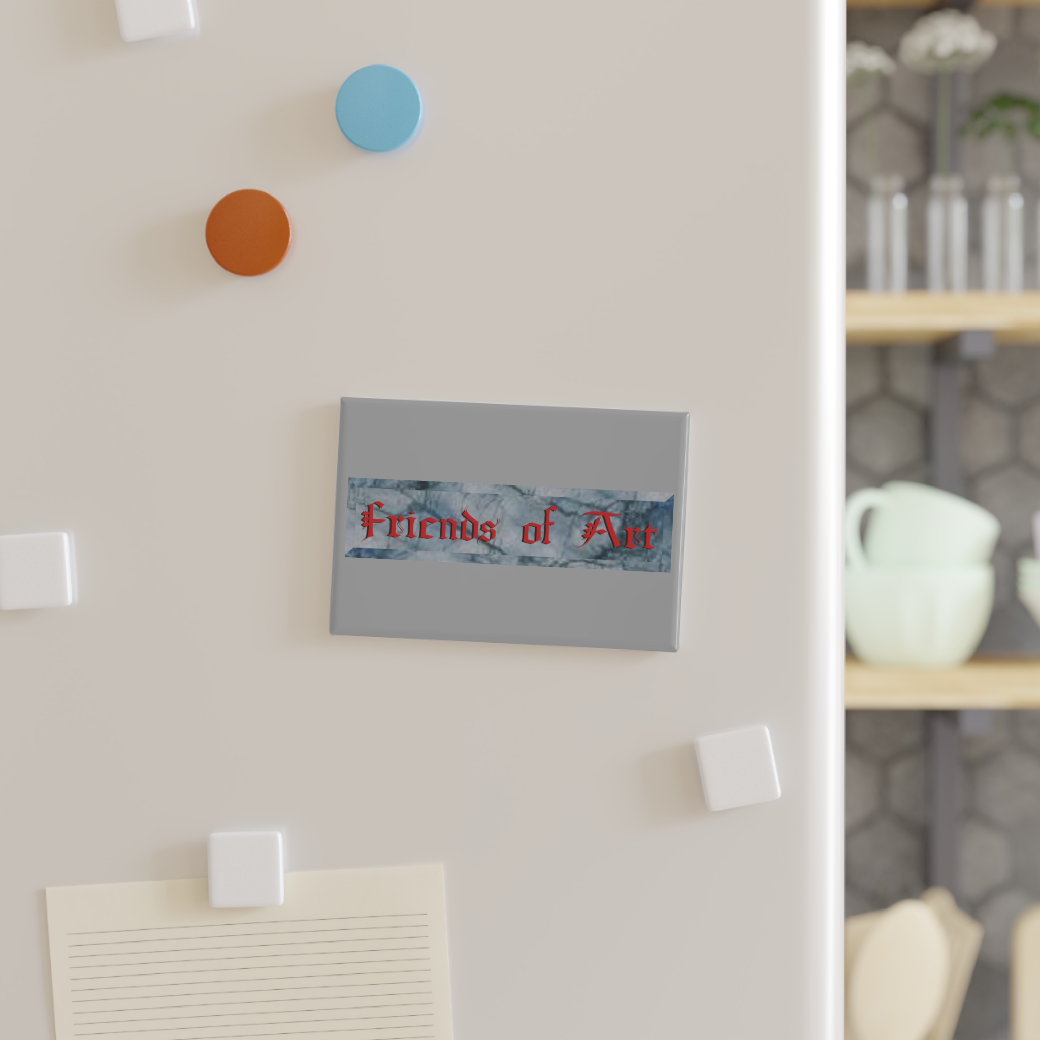 Friends of Art Rectangle Magnet - Image 2
