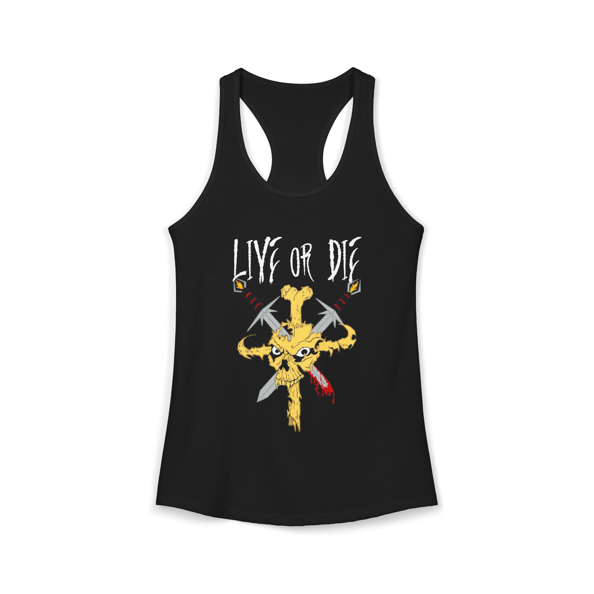 Live or Die Racerback Tank