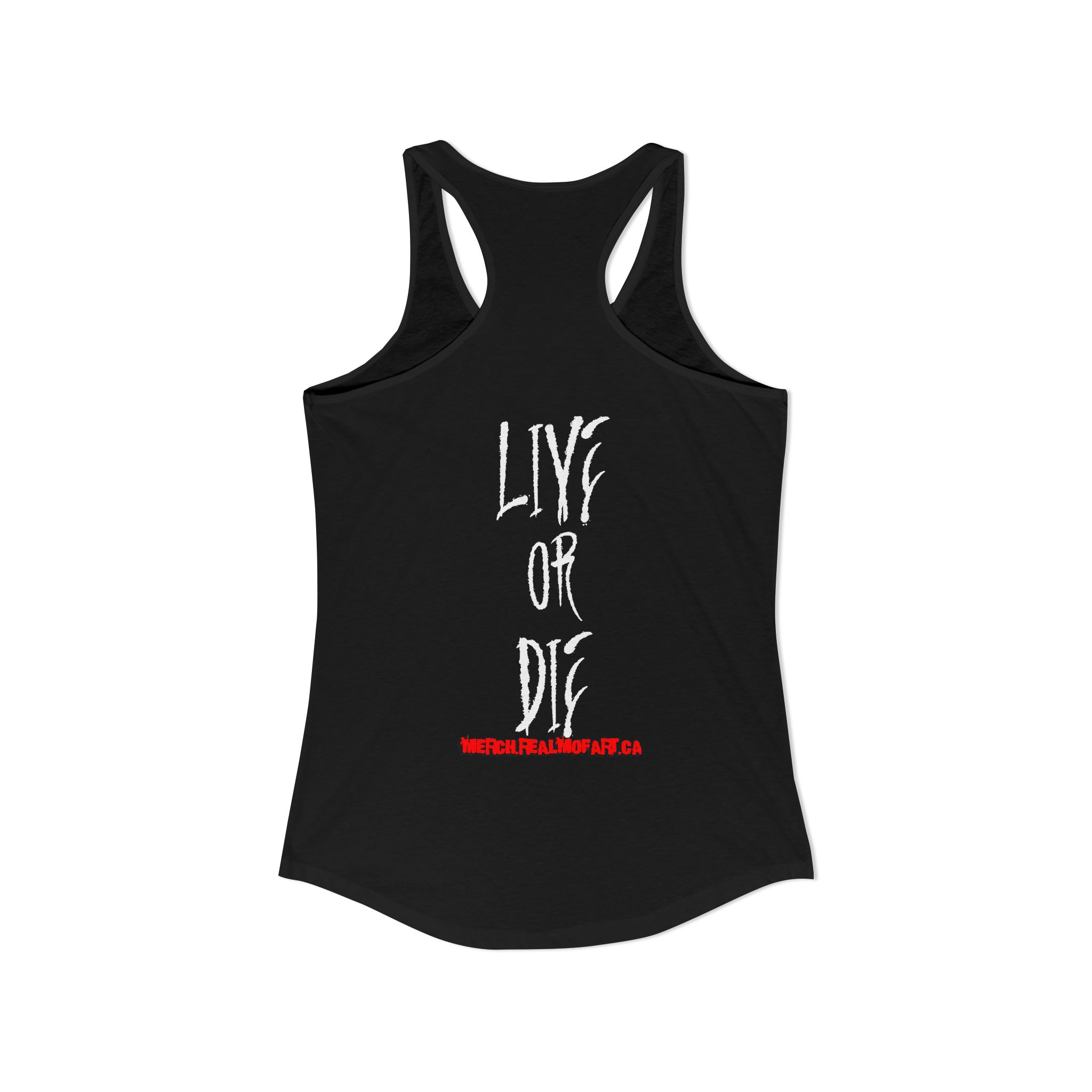 Live or Die Racerback Tank - Image 3
