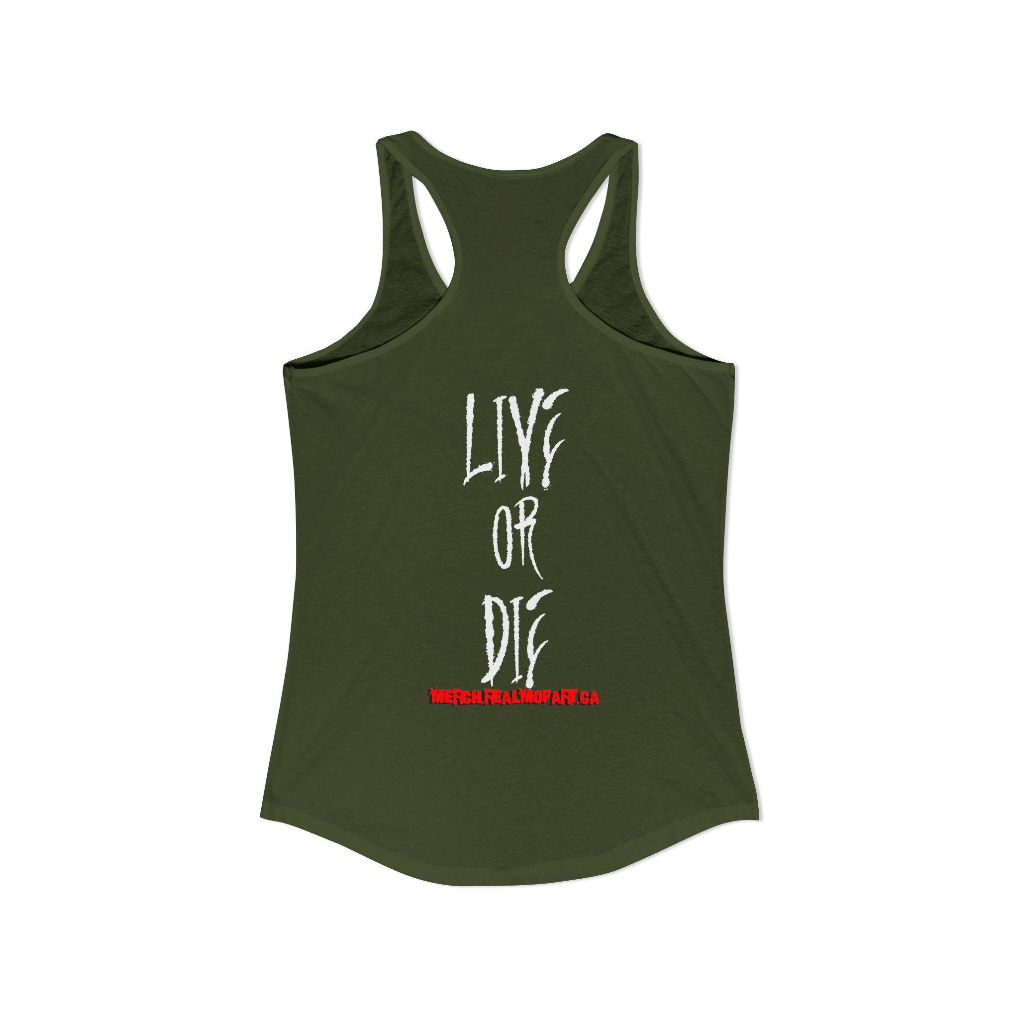 Live or Die Racerback Tank - Image 7