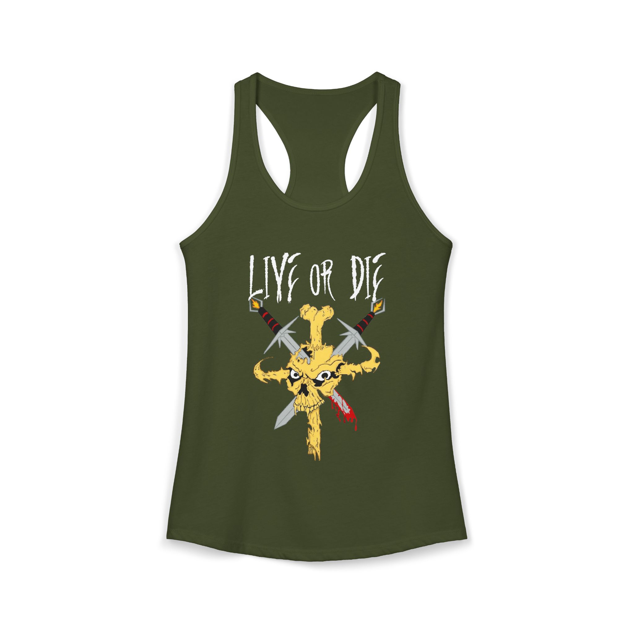 Live or Die Racerback Tank - Image 5