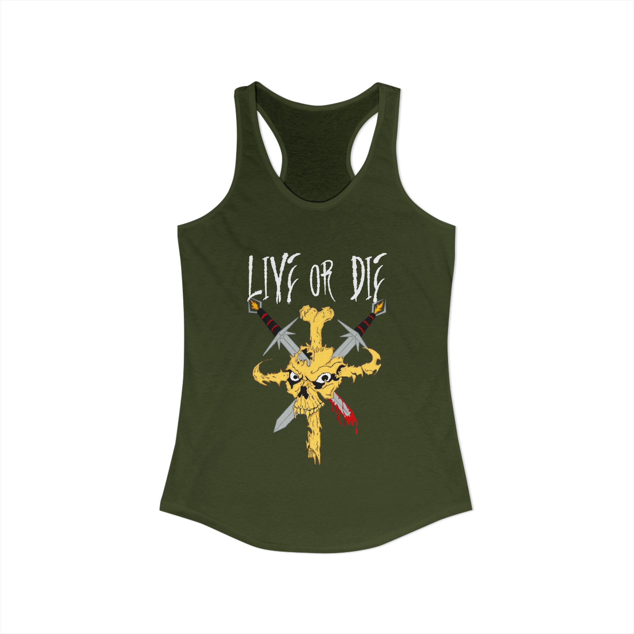 Live or Die Racerback Tank - Image 6